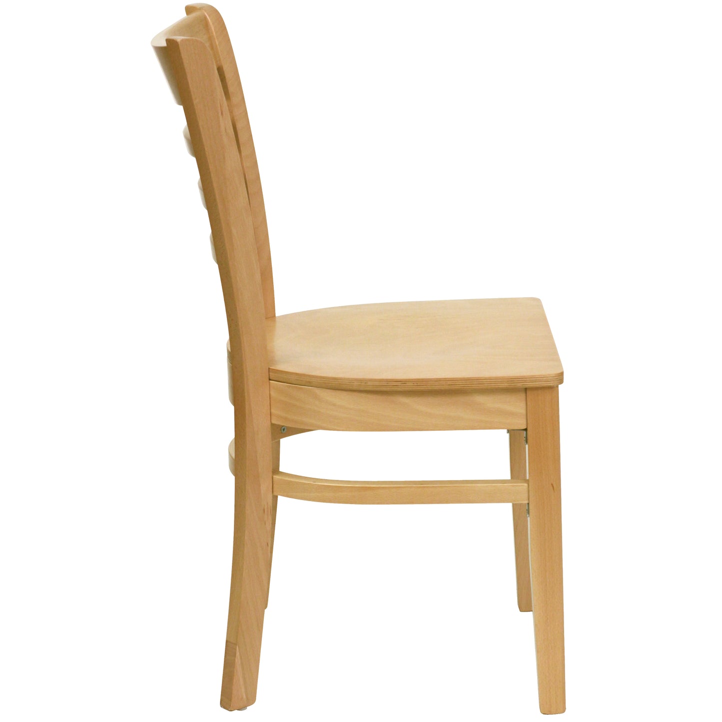 Ladder Back Natural Wood Restaurant Chair