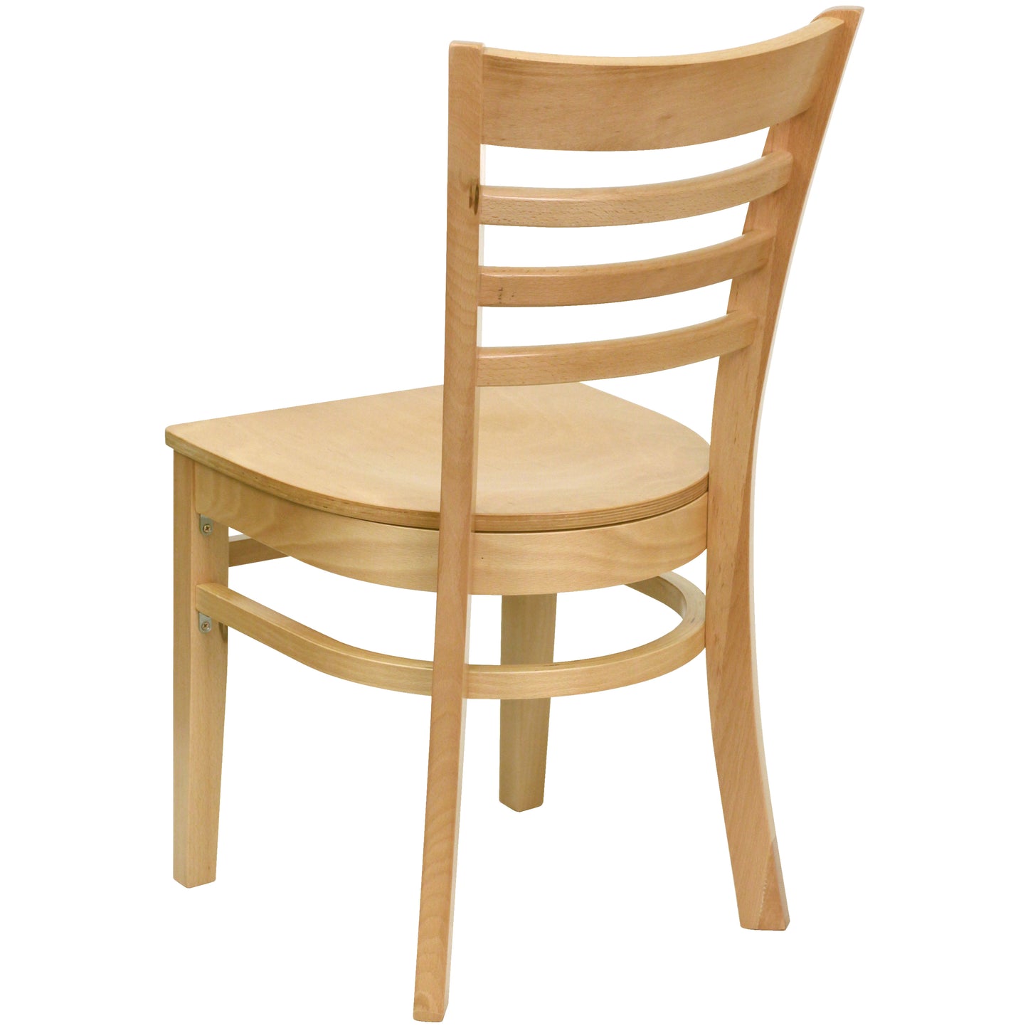 Ladder Back Natural Wood Restaurant Chair