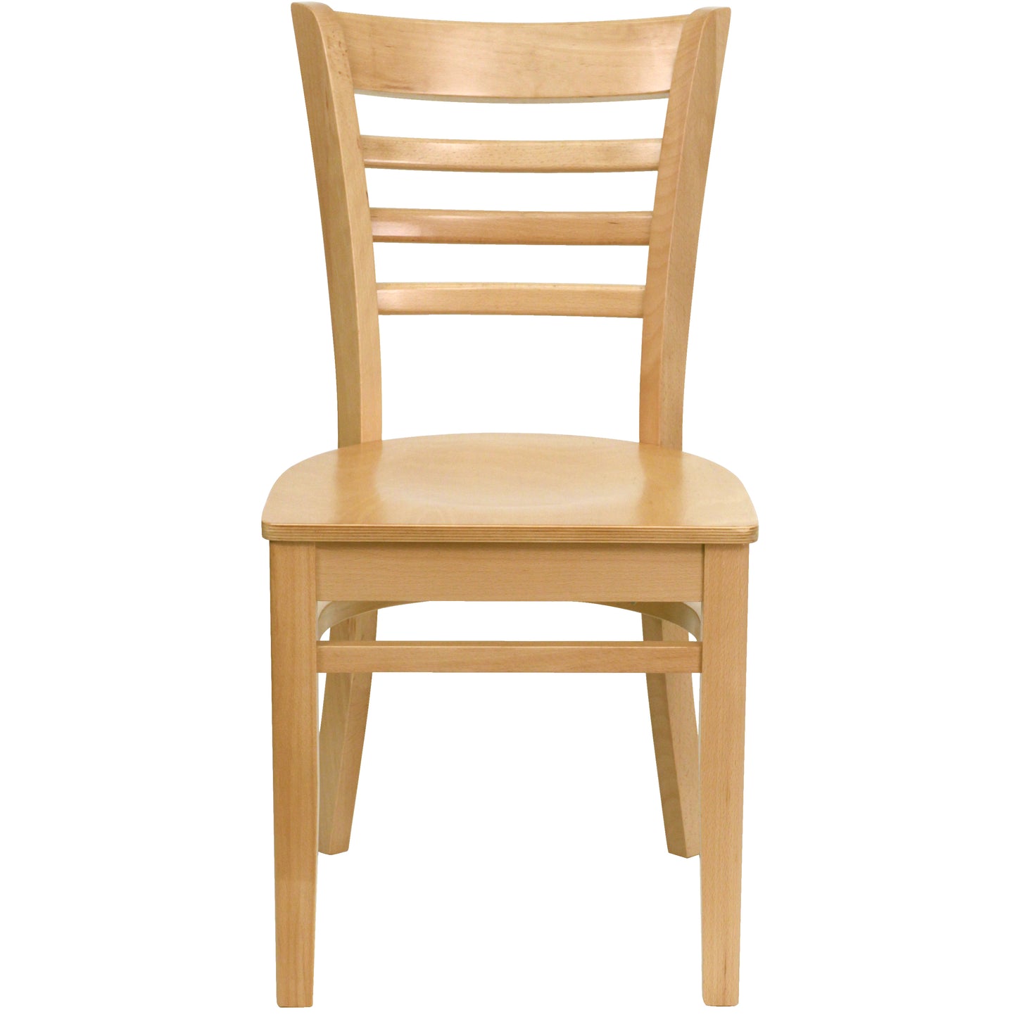 Ladder Back Natural Wood Restaurant Chair