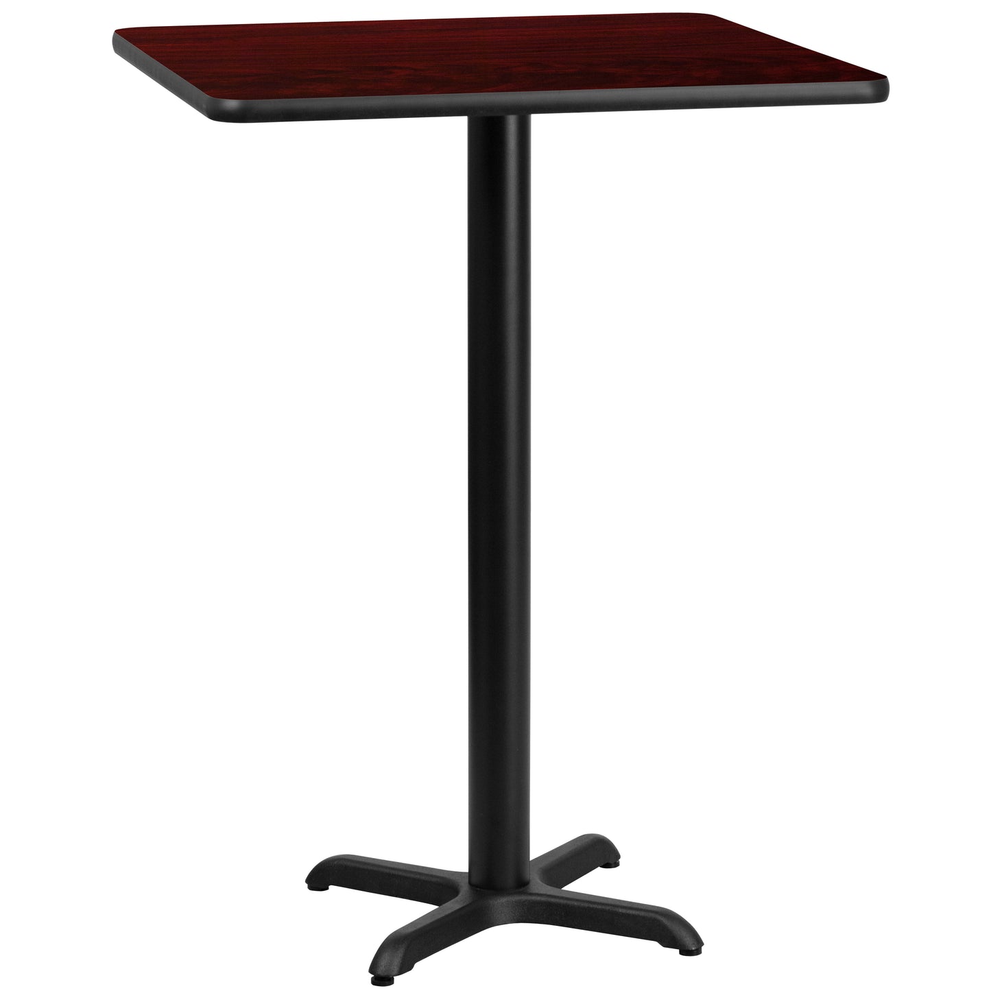 24" Square Laminate  Bar Height Table with 22'' x 22'' Table Base