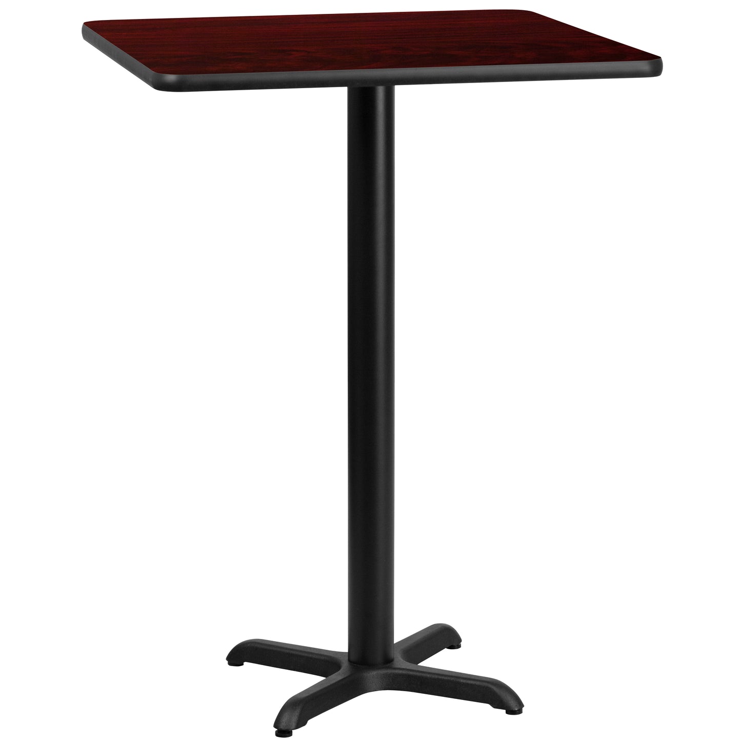 30'' Square Laminate Bar Height Table with 22'' x 22'' Table Base