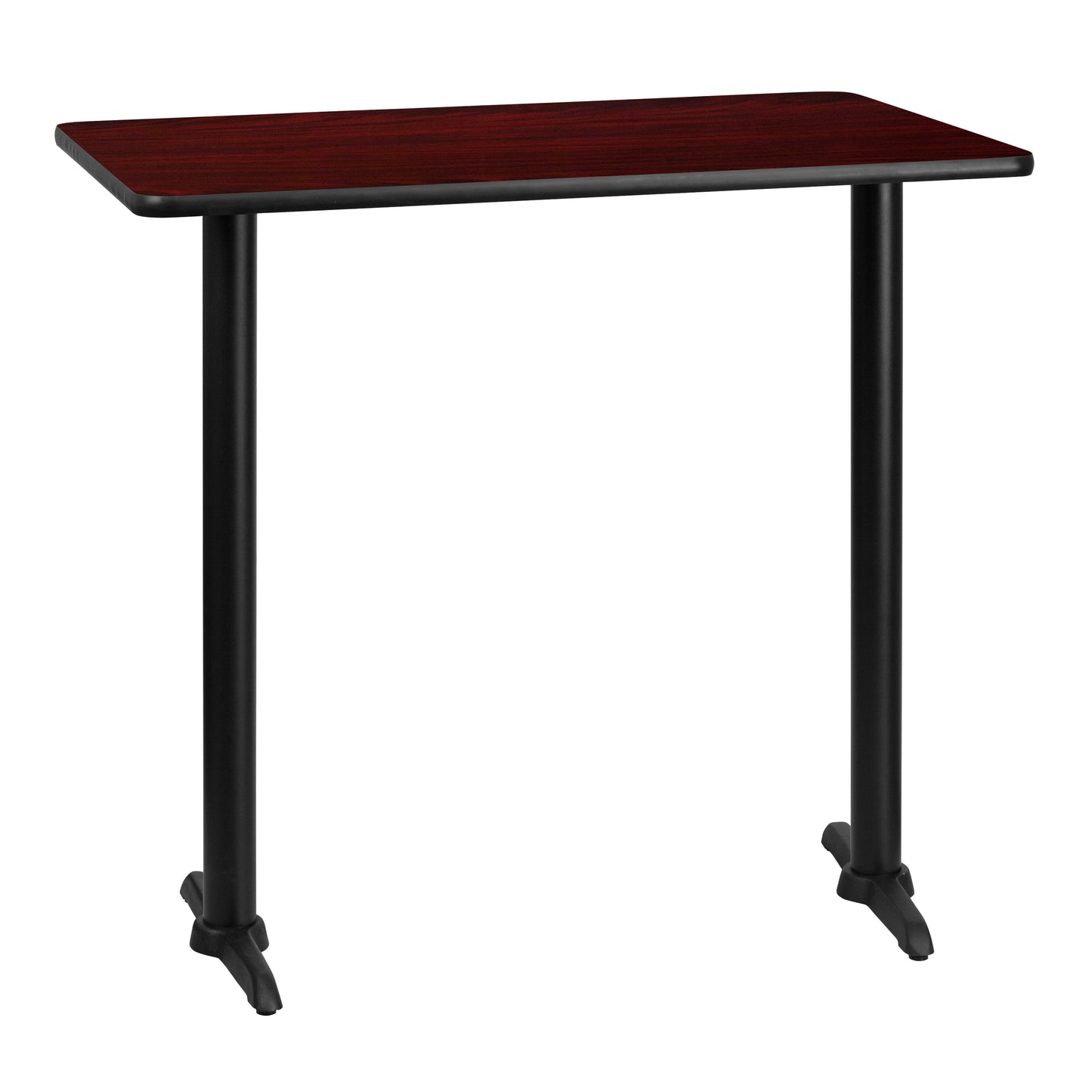 30'' x 42'' Rectangular Laminate Bar Height Table with 5'' x 22'' Table Base