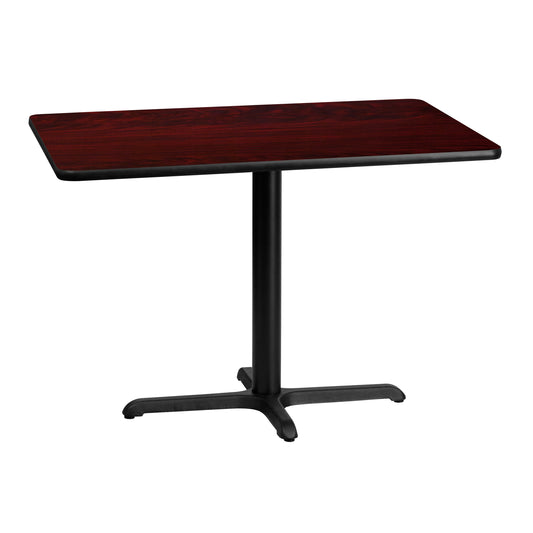 30'' x 42'' Rectangular Laminate  Dining Table with 23.5'' x 29.5'' Table Base