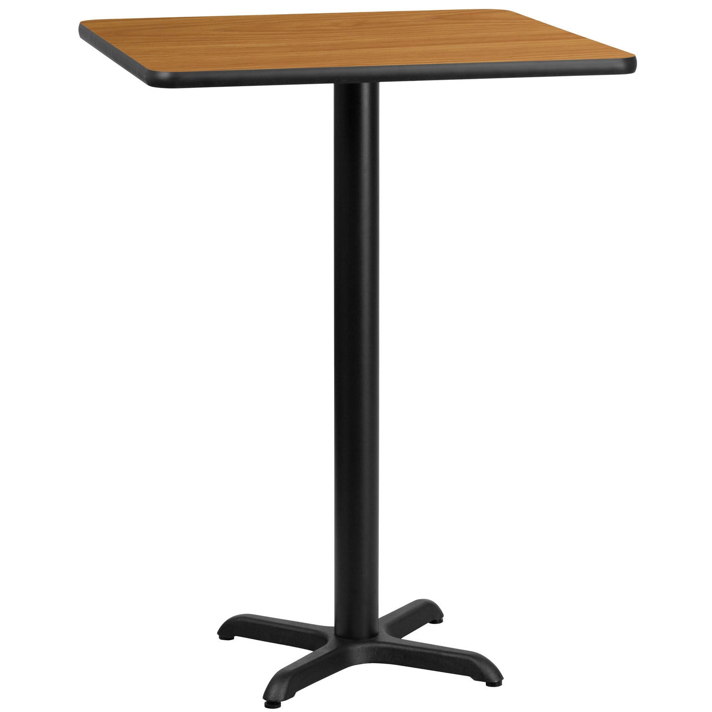 30'' Square Laminate Bar Height Table with 22'' x 22'' Table Base