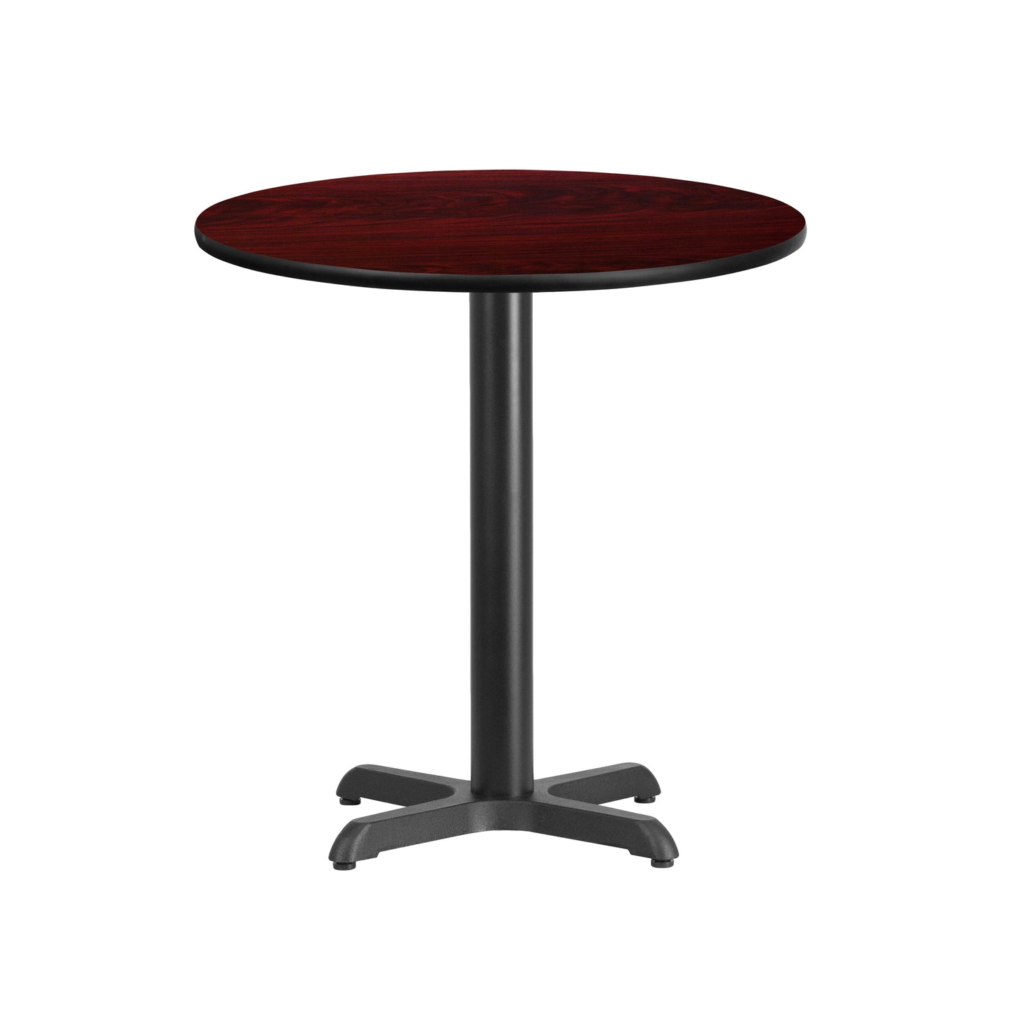 24" Round Restaurant Dining Table with 22" x 22" Table Base