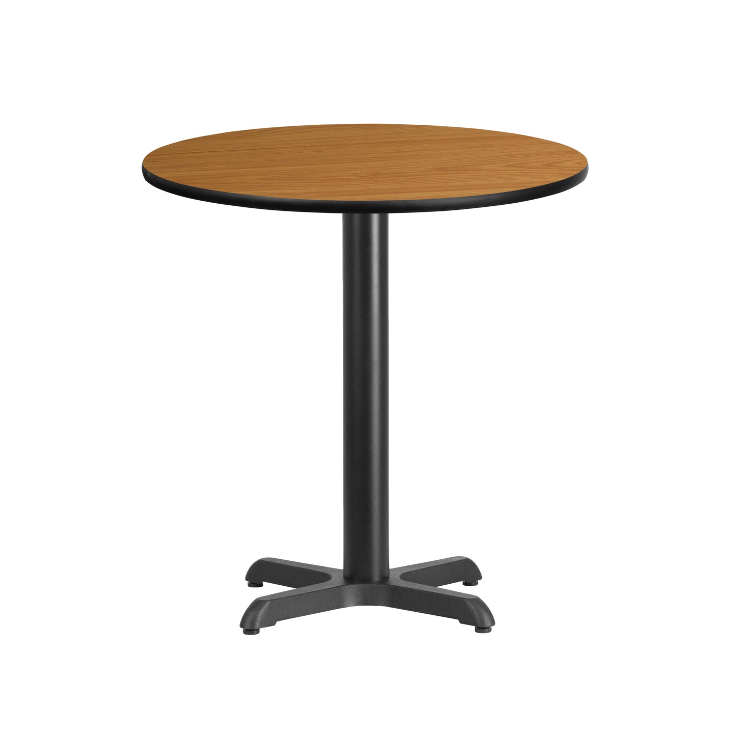 24" Round Restaurant Dining Table with 22" x 22" Table Base