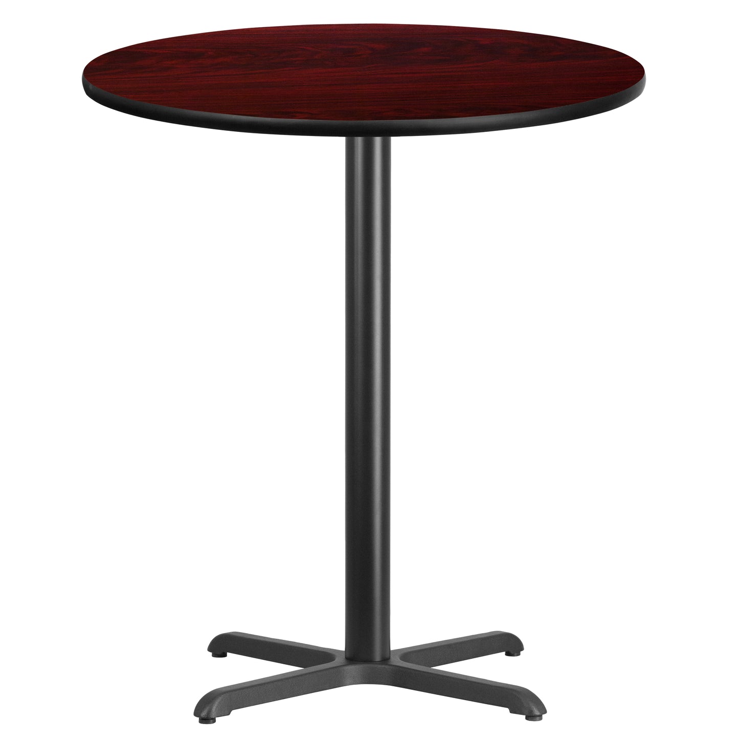 36'' Round Laminate Bar Height Table with 30'' x 30'' Table Base