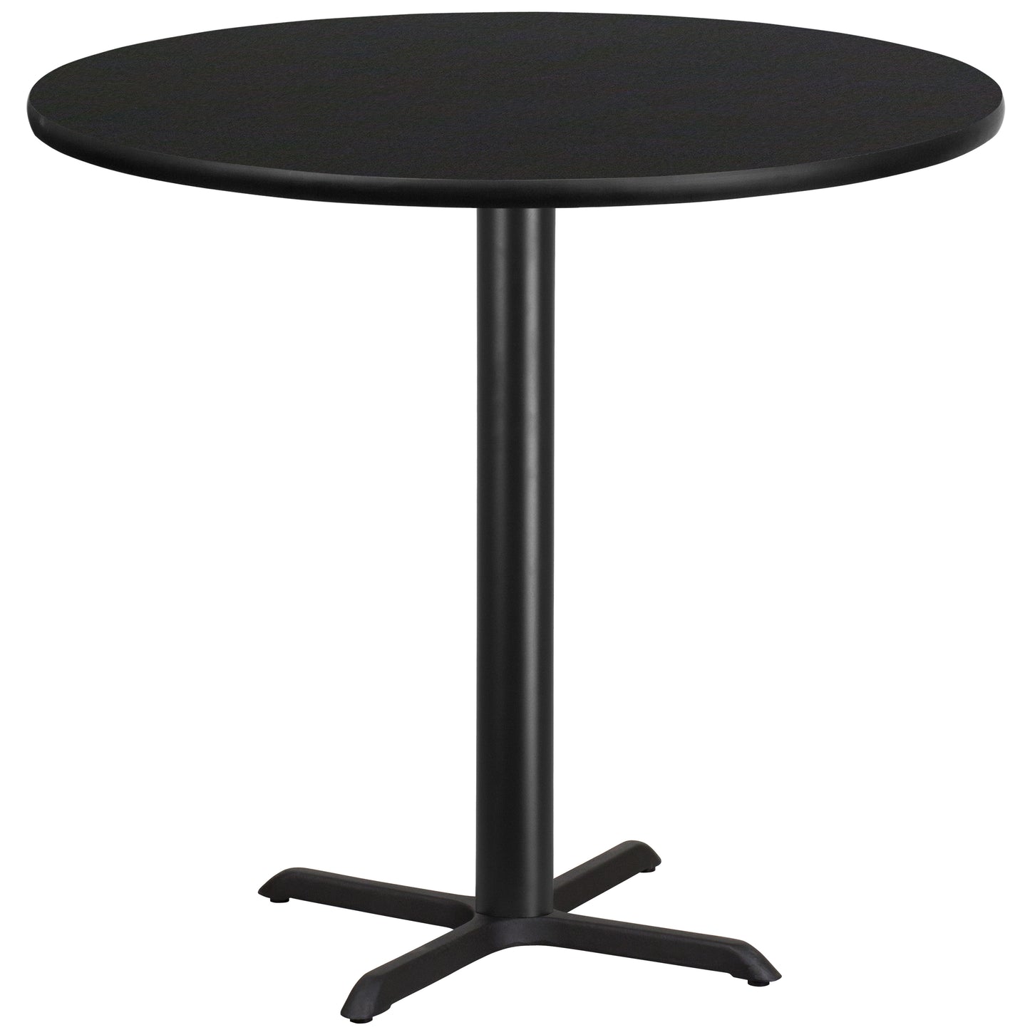 42'' Round Laminate Restaurant Bar Height with 33" x 33" Table Base