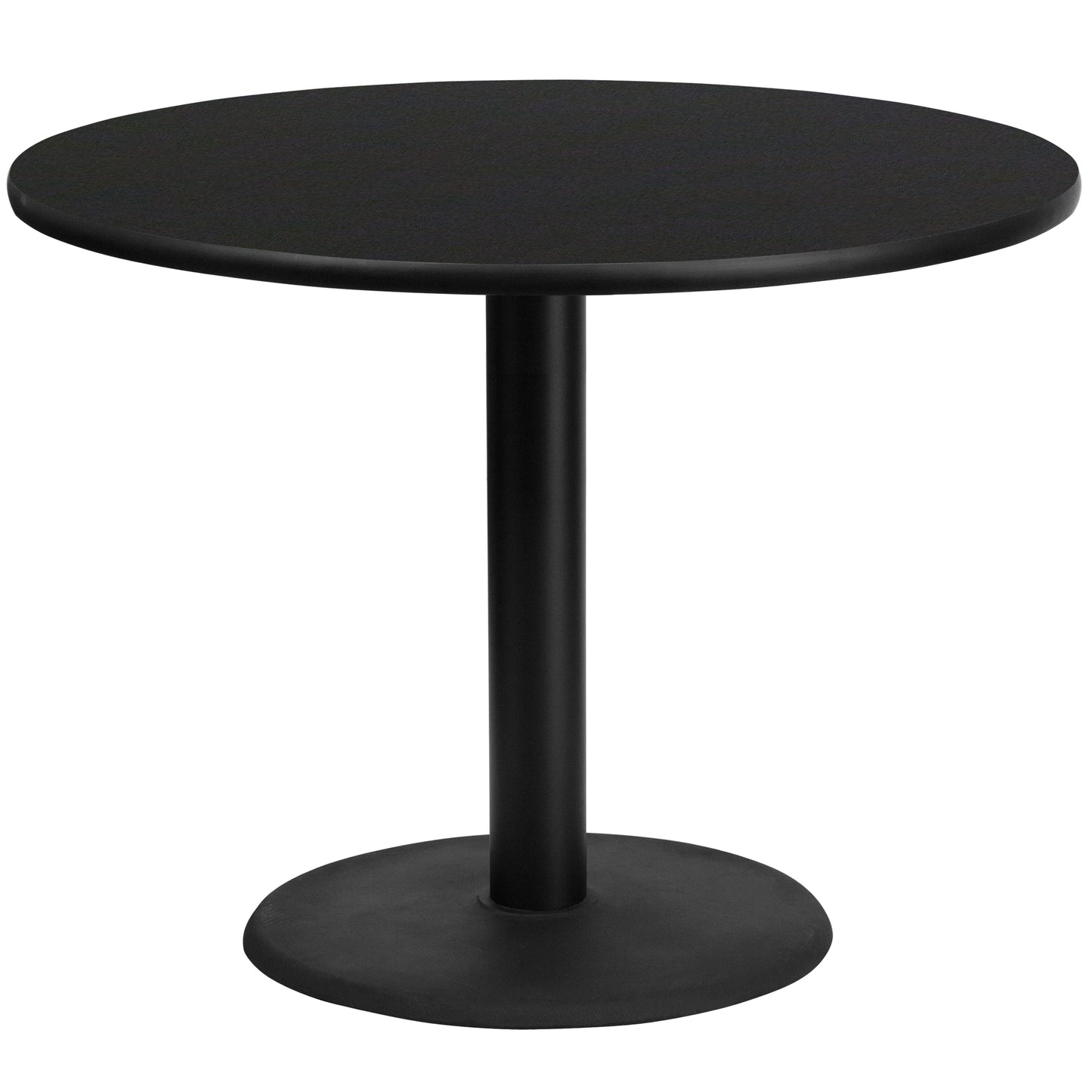 42'' Round Laminate Restaurant Table with 24" Table Base