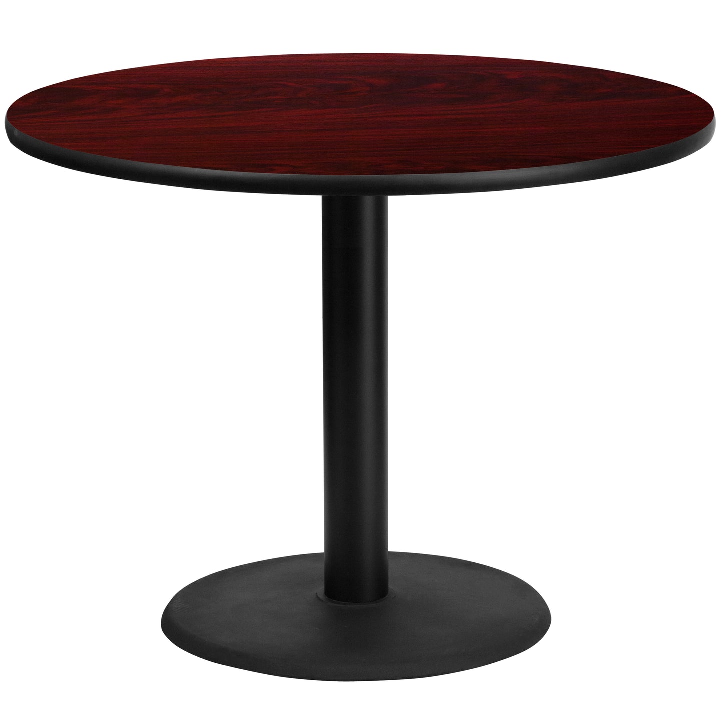 42'' Round Laminate Restaurant Table with 24" Table Base