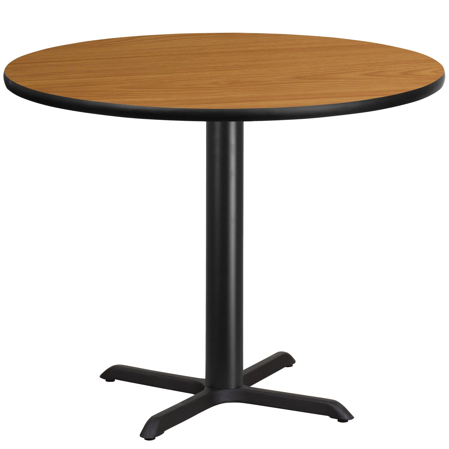 42'' Round Laminate Restaurant Table with 33" x 33" Table Base