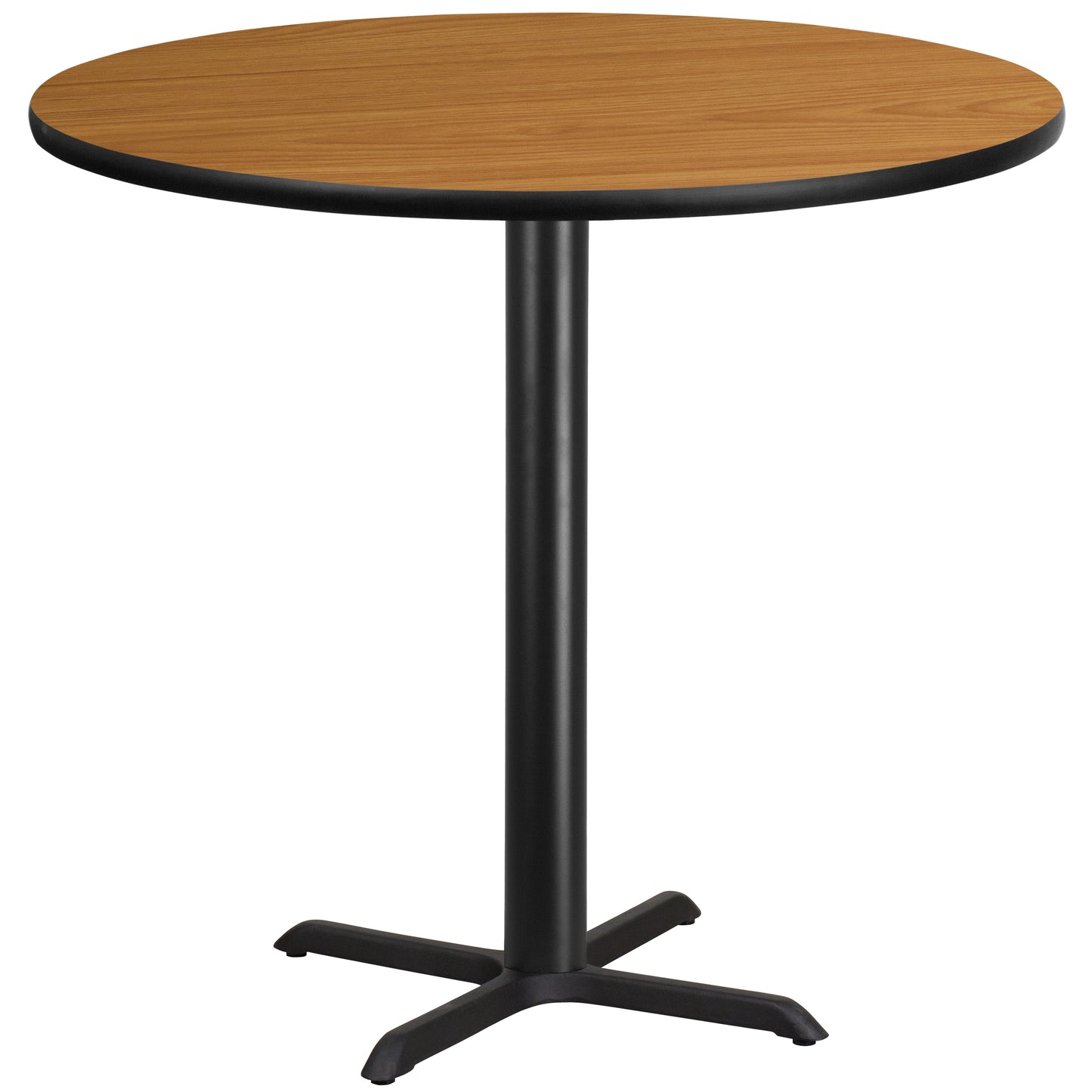 42'' Round Laminate Restaurant Bar Height with 33" x 33" Table Base