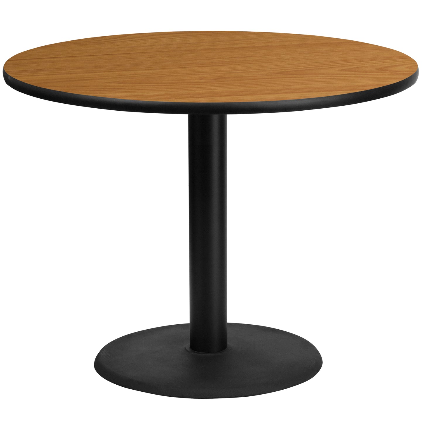 42'' Round Laminate Restaurant Table with 24" Table Base