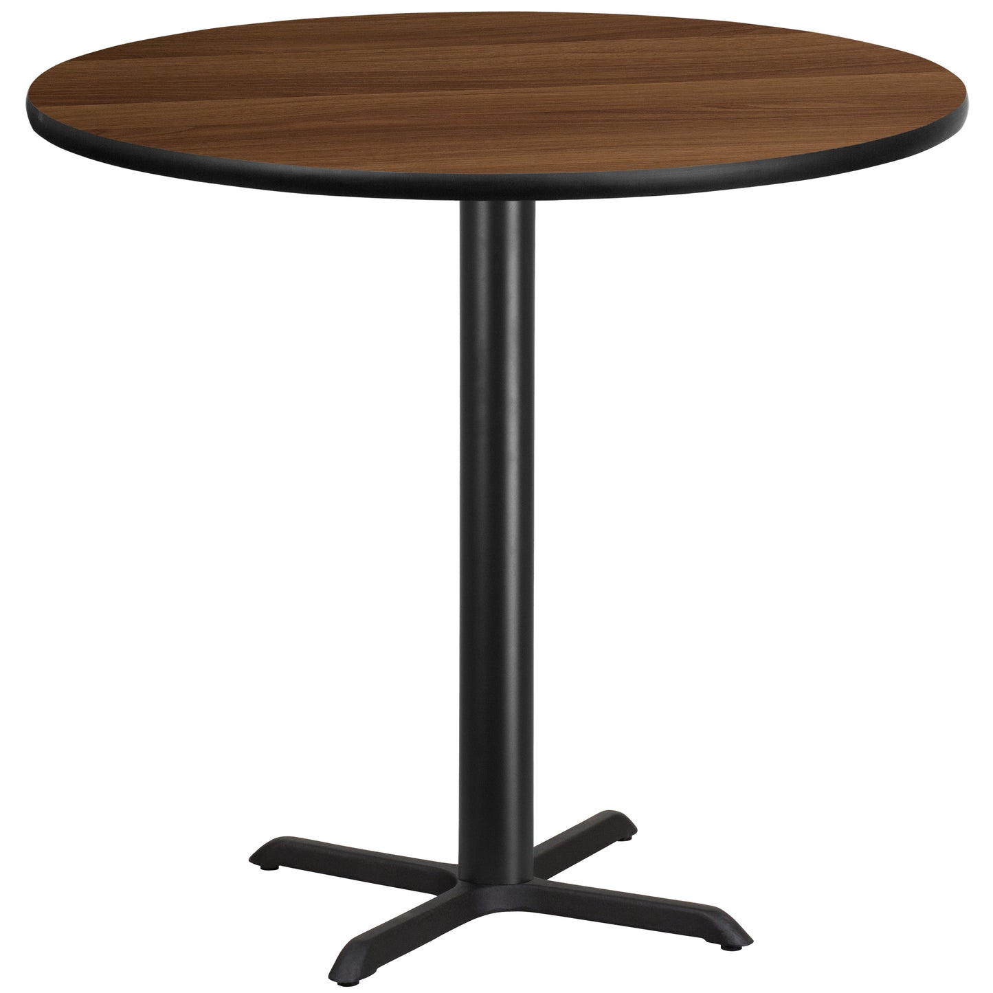 42'' Round Laminate Restaurant Bar Height with 33" x 33" Table Base