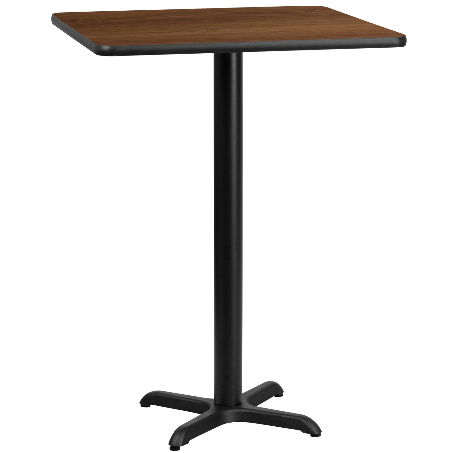 24" Square Laminate  Bar Height Table with 22'' x 22'' Table Base