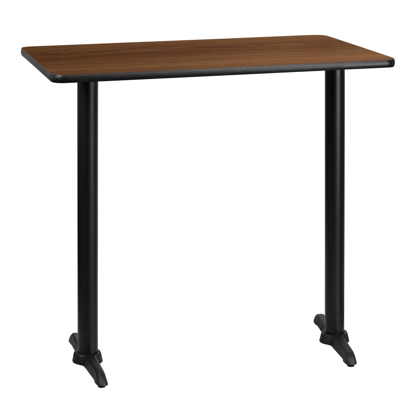 30'' x 42'' Rectangular Laminate Bar Height Table with 5'' x 22'' Table Base