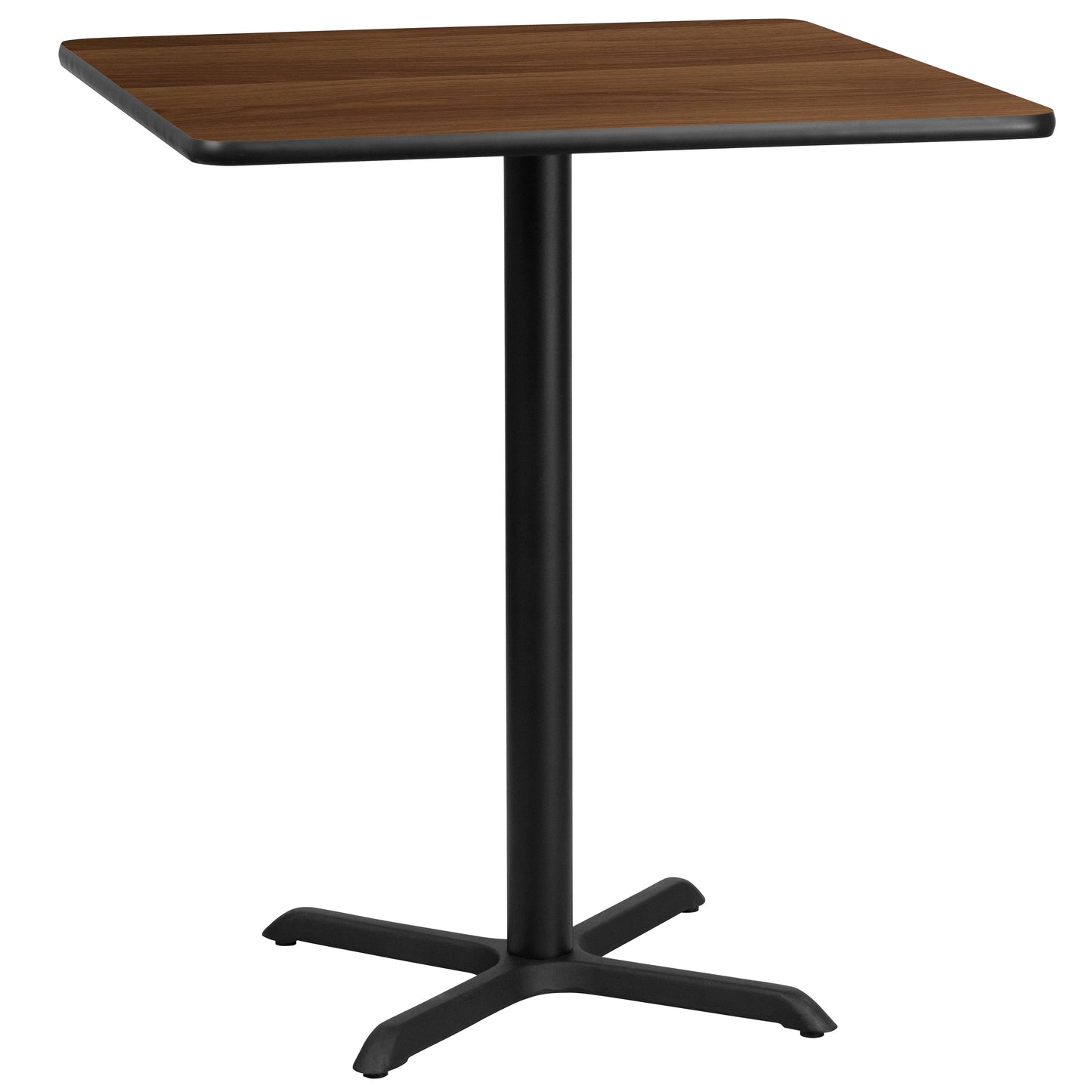 36'' Square Laminate Bar Height Table with 30'' x 30'' Table Base