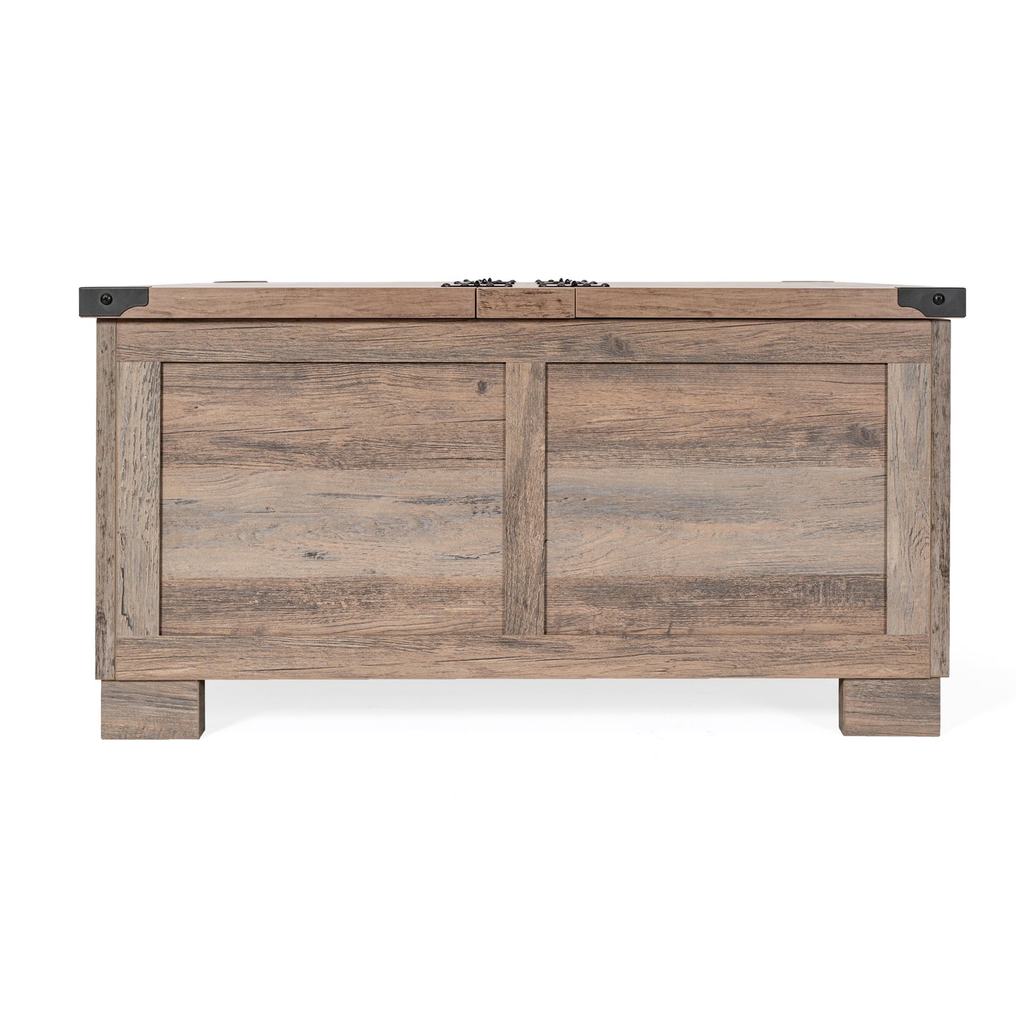 Farmhouse Storage Coffee Table with Hinged Lift Top and Hidden Compartment